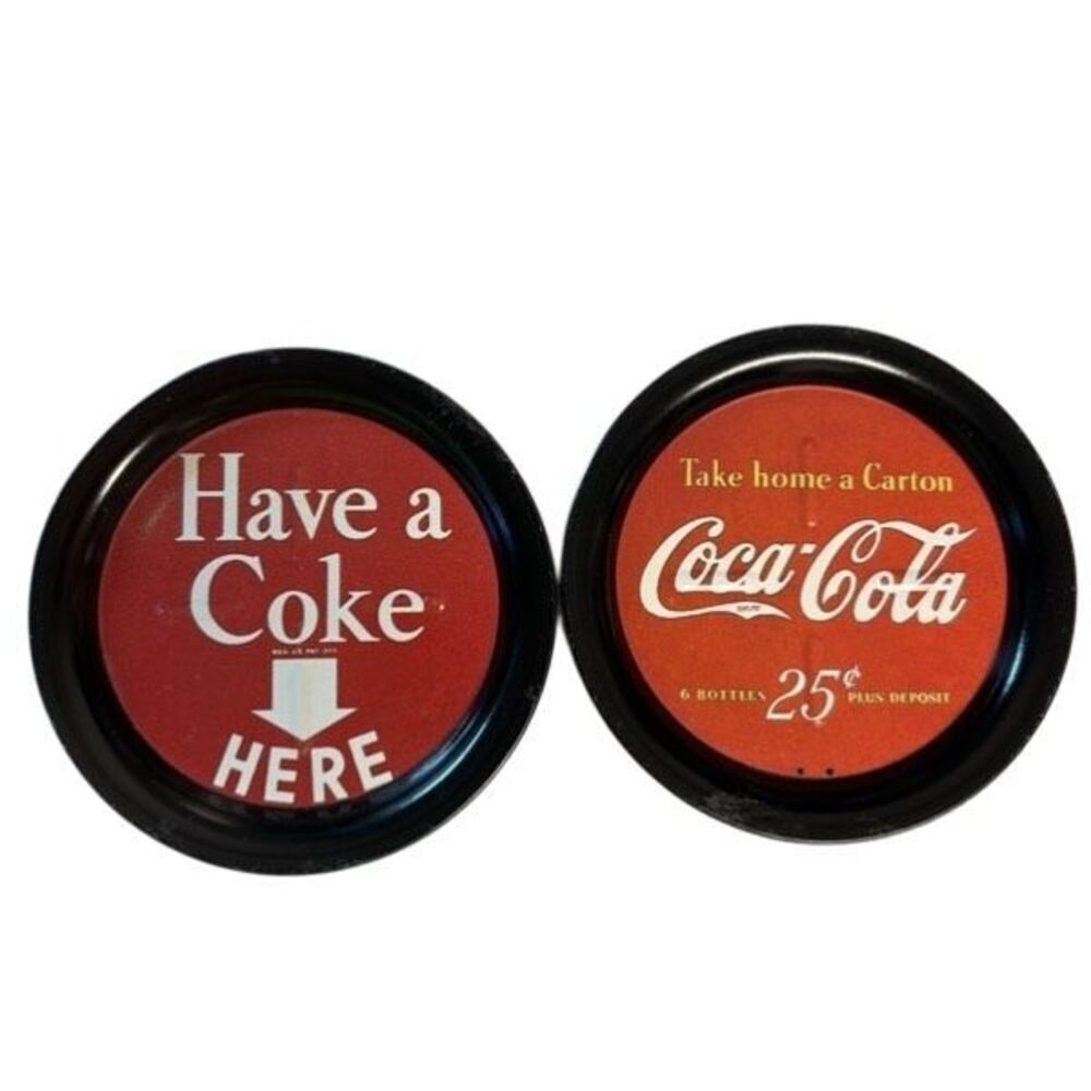 2 Coca-Cola Coke Drink Coasters